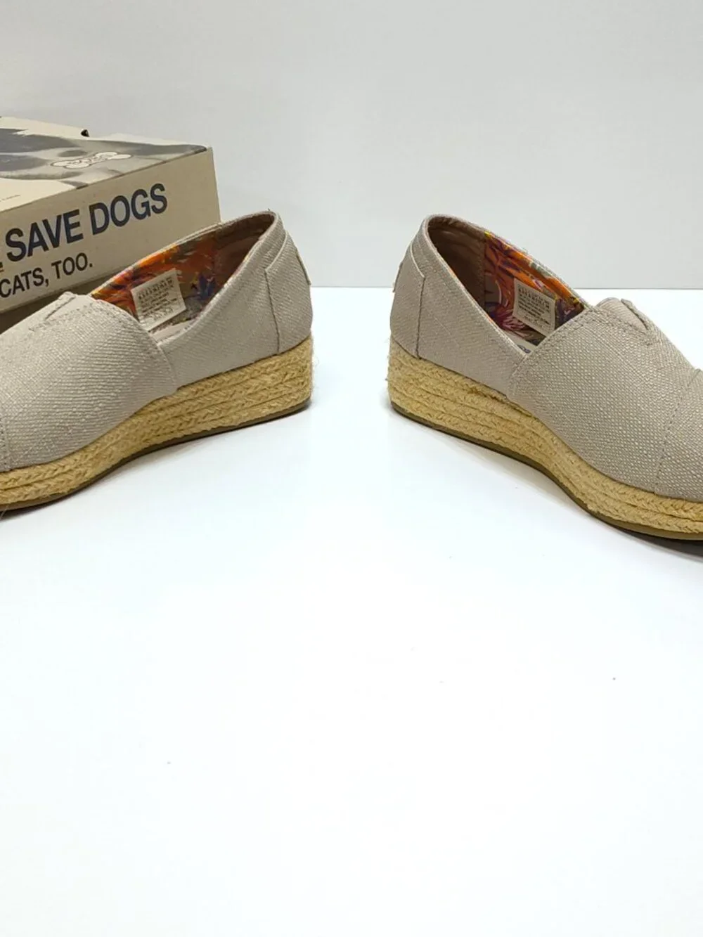 BOBS Highlights High Jinx Platform Espadrille Slip On Shoes SN 34101 WMNS 8.5